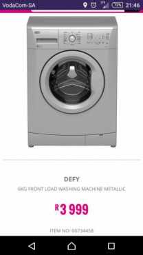 6 kg front load washing machine