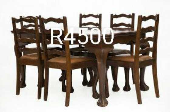 6 Seater Wooden Dining Room Set