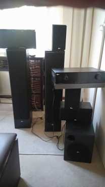 6.1 LG surround sound with amplifier.