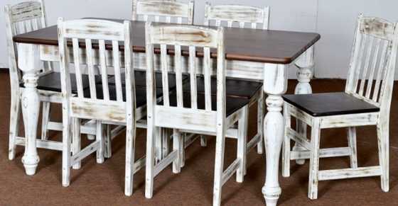 7 Piece Dining Room Set for Home and Restaurant