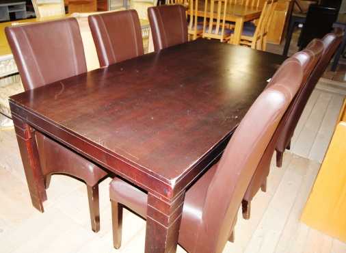 7 Piece Dining Room Set S018080A Rosettenvillepawnshop