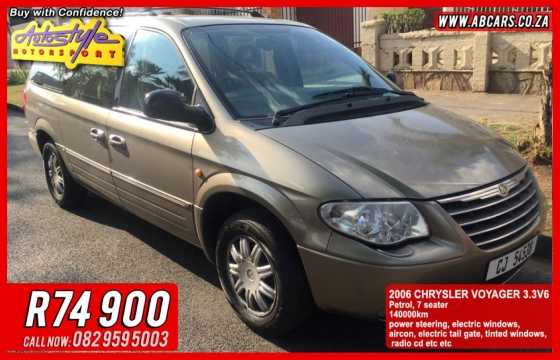 7 SEATER chrysler voyager sto n go 2006, perfect funeraL VEHICLE