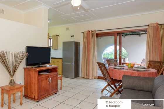 7 Sleeper holiday unit on Pumula Beach Hibberdene at R600 per night