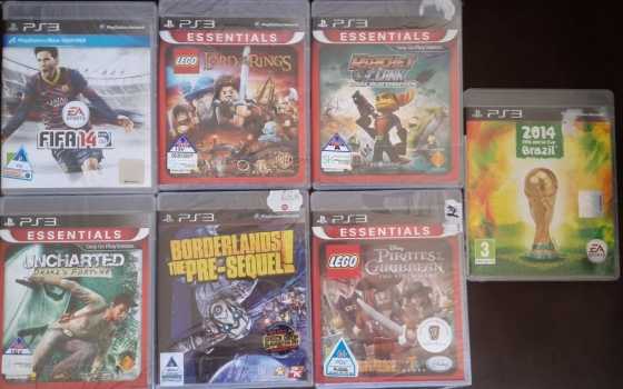 7 X PS3 GAMES ( BRAND NEW SEALED ) NEVER USED R230 each or R1400 for all