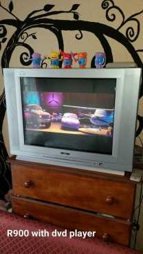 70cm Aim Pure Flat with dvd player for sale