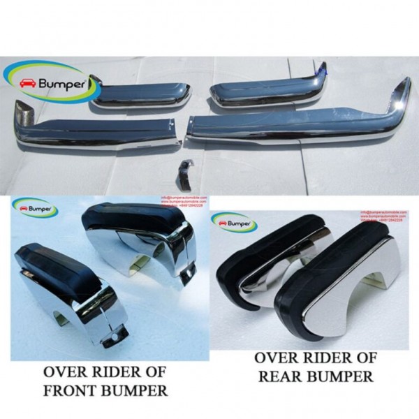 Mercedes Pagode W113 1963 bumpers with guard bumper