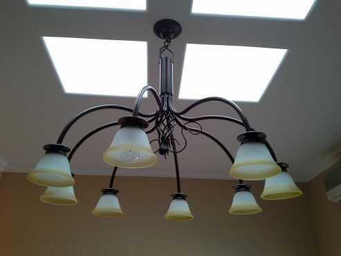 8 Bulb Chandellier for sale