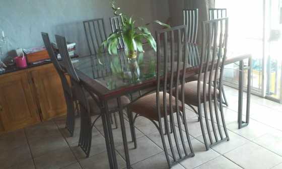 8 seater dining room table and chairs for sale