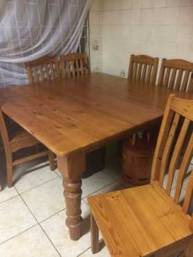 8 Seater Oregan table and chair dining room set
