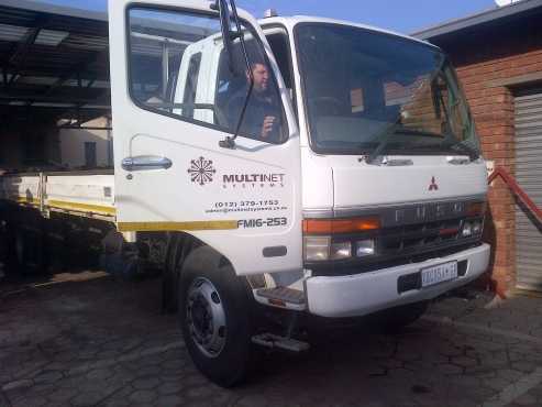 8 Ton truck for hire with drop sides