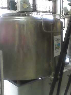 800 l steel milk tanks