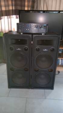 8000 watt amp and 212quotdouble speakers