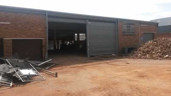 800m, WAREHOUSE TO LET, PRETORIA WEST