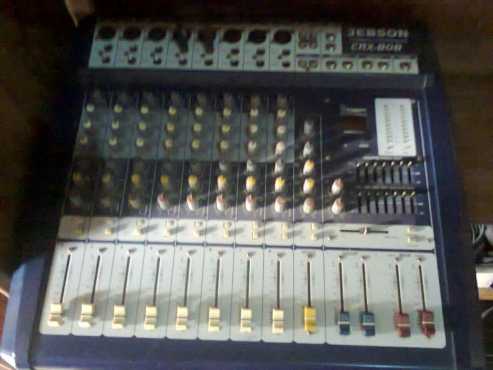 9 Channel Mixer Desk