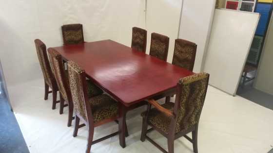 9 Piece  cherry wood Dining room suite