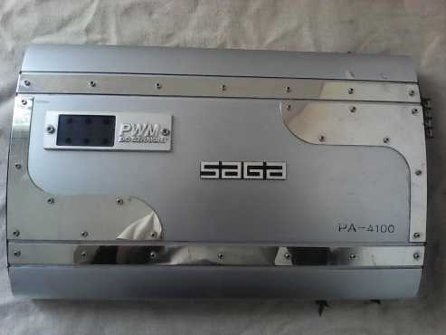 A 4channel car saga amplifier.