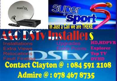 A amp C DSTV INSTALLERS 0784678735