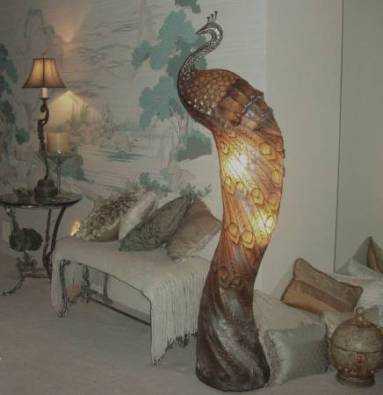 A beautiful estate unique piece of lamp