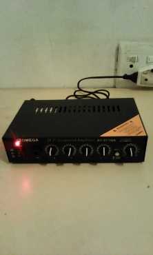 A brand new mini omega professional amplifier.