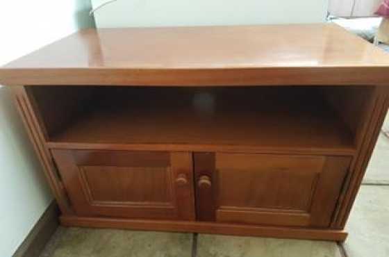 A Cherry Wood TV Cabinet