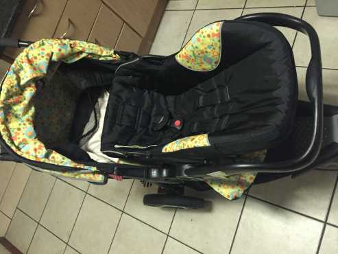 A Pram that has been barely used