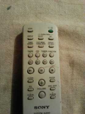A sony dvd remote control