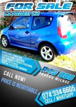 A Sporty fresh 2005 Citroen C2 for Sale