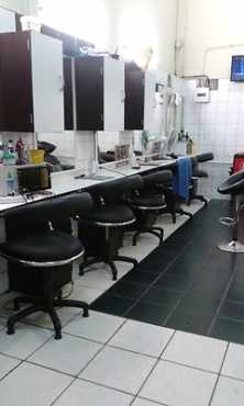 A  station at a salon for renting