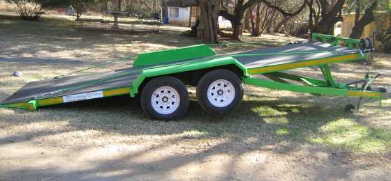 A.5. NEW SOLID FLOOR CAR TRAILER.