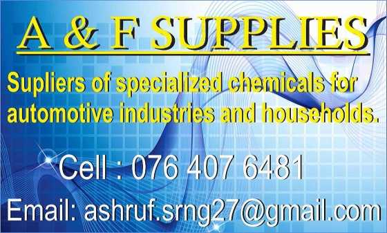 AampF SUPPLIES, automotive dertegents