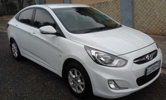 Accident Free Hyundai Accent, 2013 Model, Automatic, 12 Air Bag, ABS, EPS, Power Steering, Air condi
