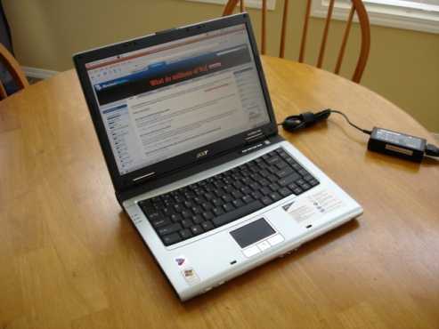 Acer travelmate laptop clean r1200