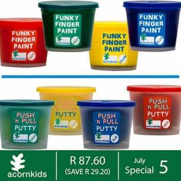 Acornkids FUNKY FINGERS - July Special 5.