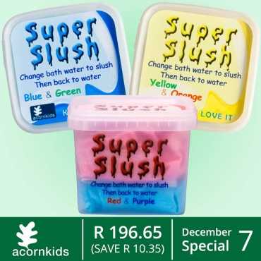 Acornkids Special 7 Super Slush SET Offer