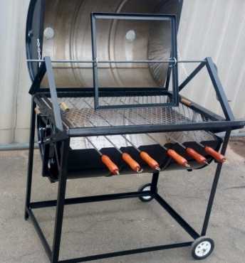 Adjustable braais stands for kebabs and spit includes wheels R7000