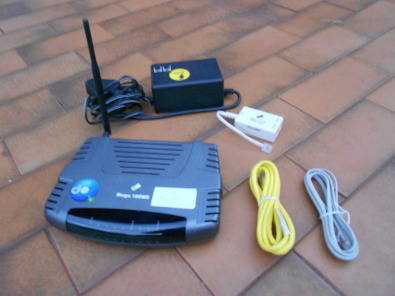 ADSL modem and wireless router