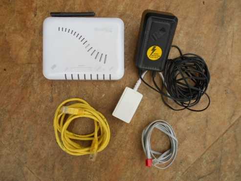 ADSL modem and wireless router