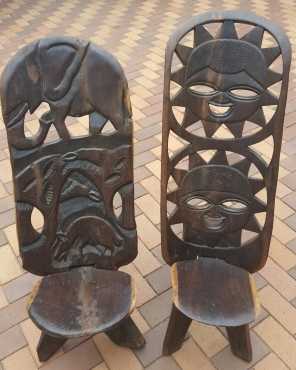 African Art Chairs