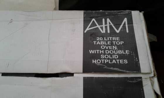 Aim 2plate stove and oven