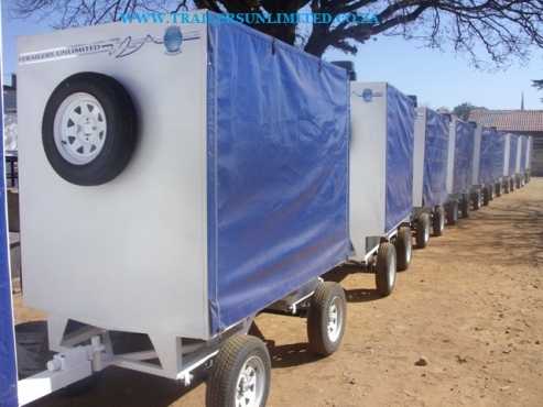 AIRPORT AND FACTORY TRAILERS.