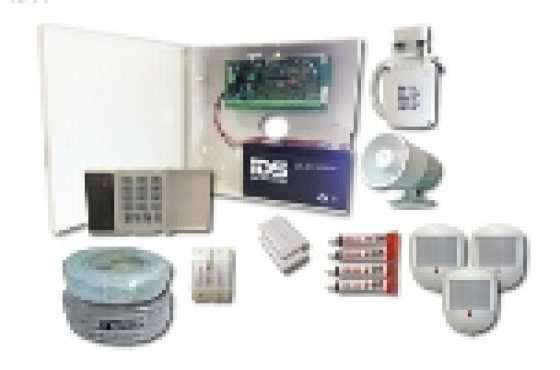 Alarm system 8 zone full kit with cables