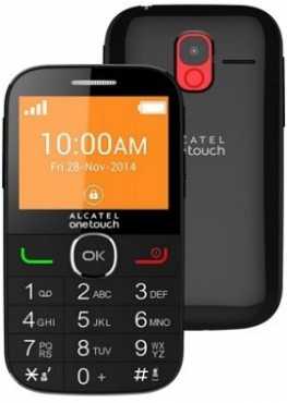 Alcatel 2004C 2.4quot Black Cell Phone