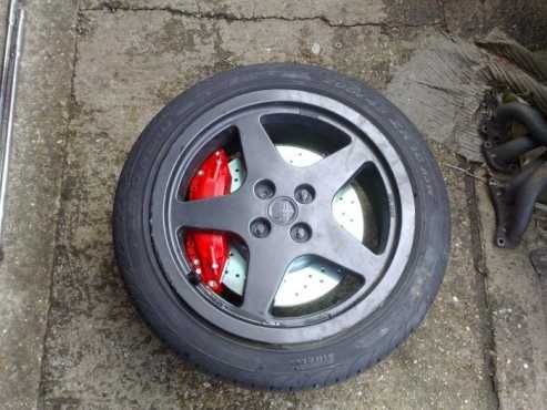 Alfa Romeo 155 black Motorsport speedline rims
