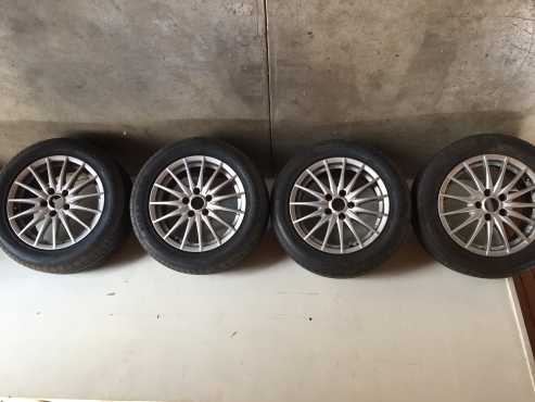 Alfa Romeo 159 wheels and tyres