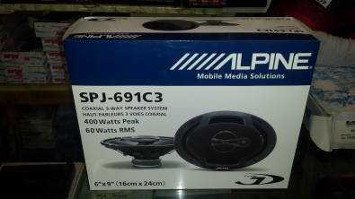 Alpine  SPJ-69C3 6x9 400 watts 3 way