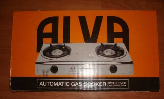 ALVA 2-Burner Gas Stove (Brand New)