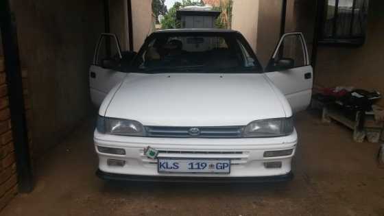 am selling a Toyota tazz conquest 1.3 for R 38000 neg.