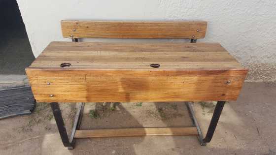 Amazing Antique School Bench