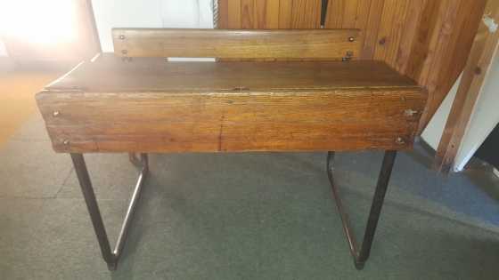 Amazing Antique School Bench