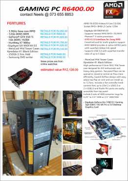 Amazing deal  GAMING AMD Hex core 3.9Ghz, 12Gb ram